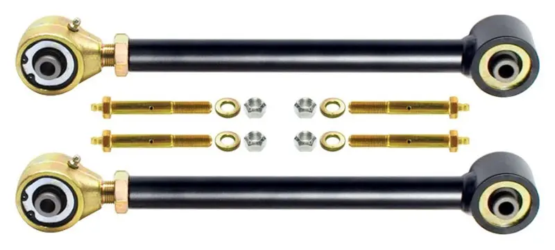 Rockjock Tj/Lj Johnny Joint Adjustable Control Arms Rear Upper Adjustable Greasable Pair 1