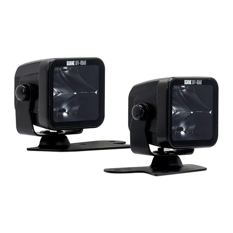 Borne Off-Road 21+ Bronco Light Pods 2Pc Ditch 3X3 Spot 1