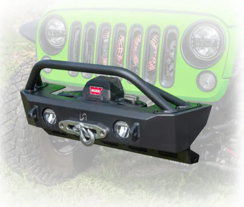Turn Offroad 2018+ Jeep Jl Sunken Winch With Factory Fog Lights 1