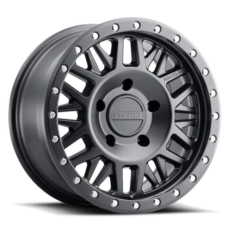 Raceline 951B Ryno 18X9in / 8X180 Bp / 18Mm Offset / 130.81Mm Bore - Satin Black Wheel 1