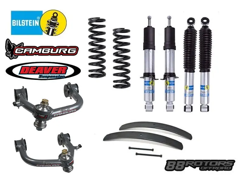 96-04 Toyota Tacoma 4X4 Bilstein 5100 Shocks, Ome Springs, Camburg Uca, Add-A-Leaf 1