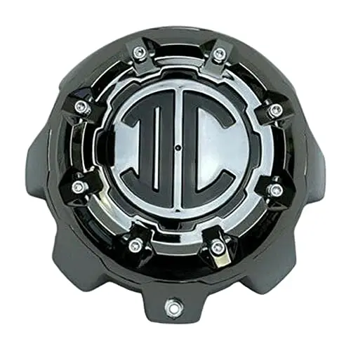 2 Crave Chrome 8 Lug Wheel Center Cap Nx-8H-Up Nx-8H-Cap 1