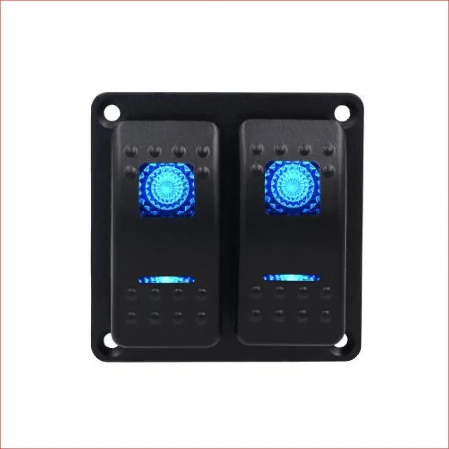 2 Gang Rocker Switch Panel 1