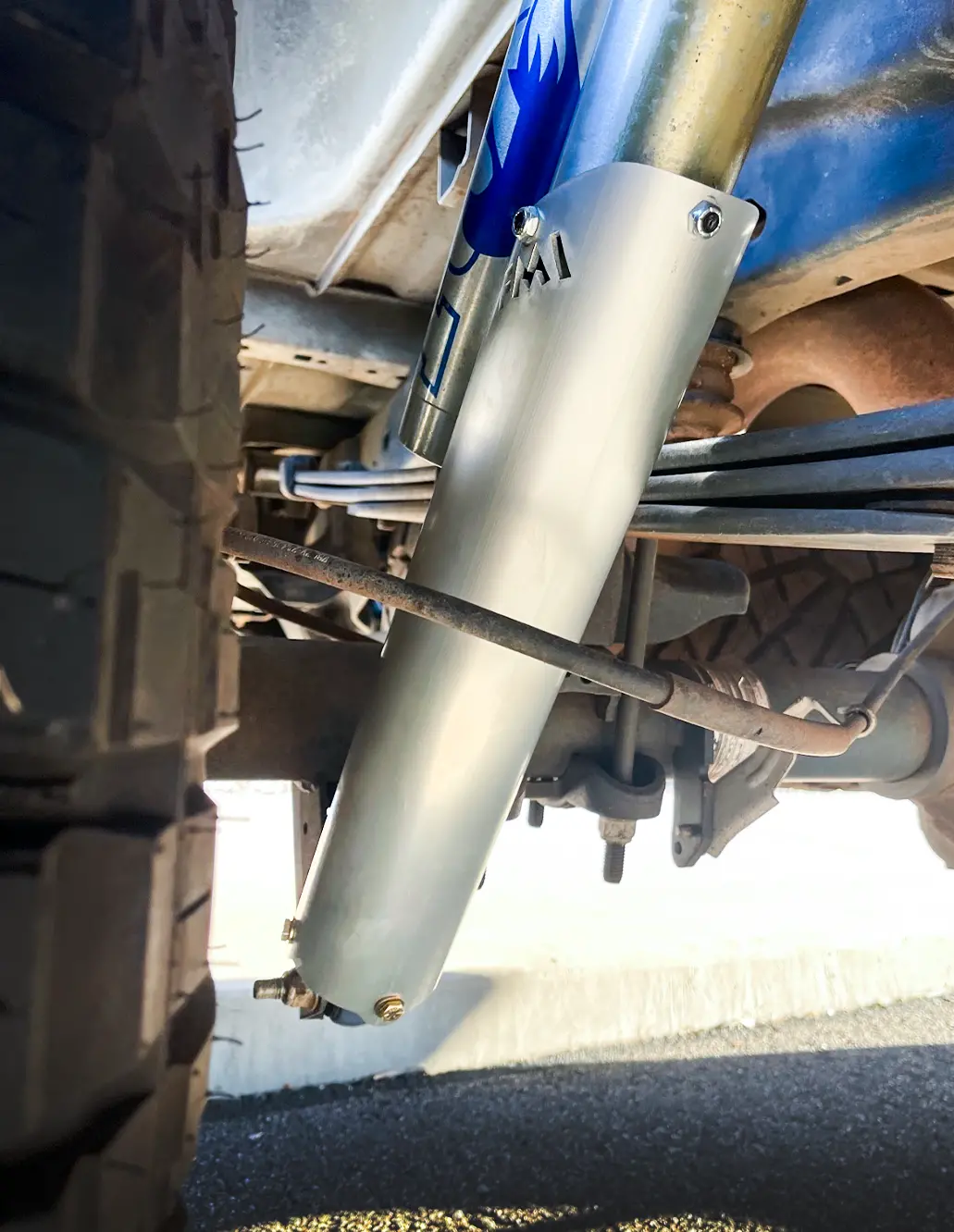 2010-2014 Gen 1 Raptor Full Length Aluminum Shock Guard, Replacement (Pair) 1
