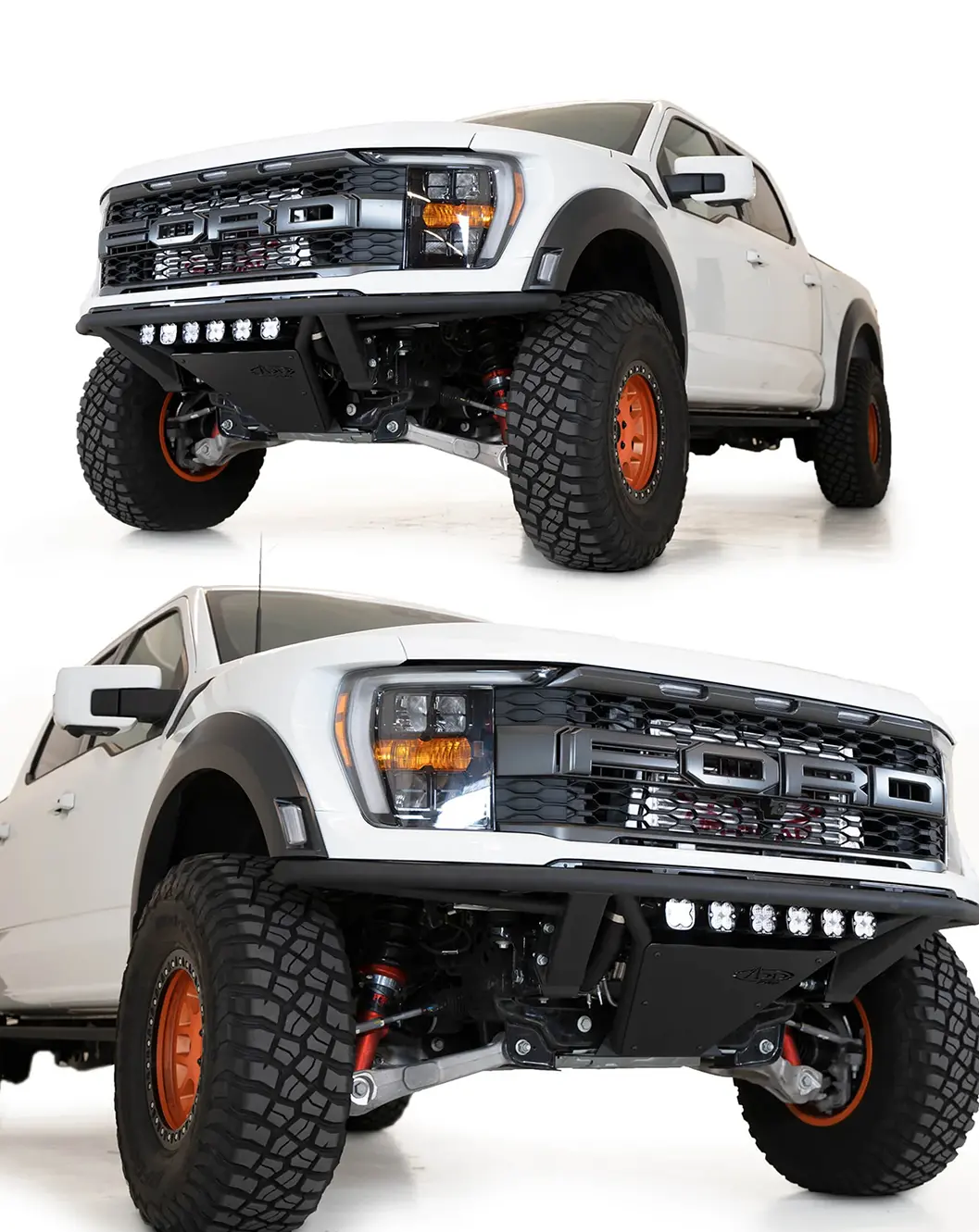 2021-2025 Ford F150 Raptor Add Pro Frame Cut Front Bumper 1