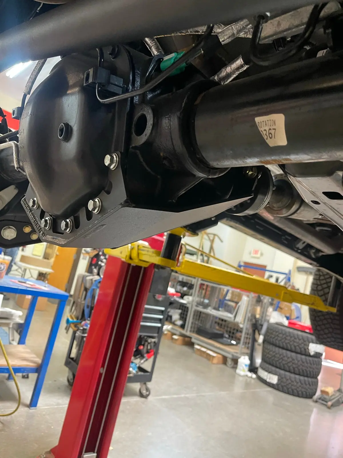 2021 - Up Ford Bronco Rear Differential Skid Plate 1