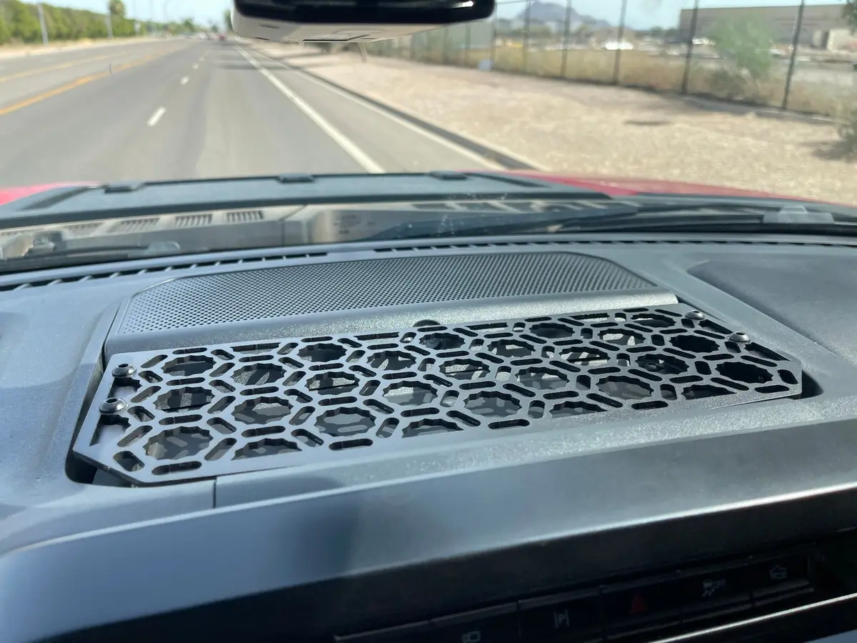 Gen 3 Raptor Dash Center Panel Kit In Hammer Black - From Adapt-A-Panel - 2021 - 2023 F150 Raptor 1