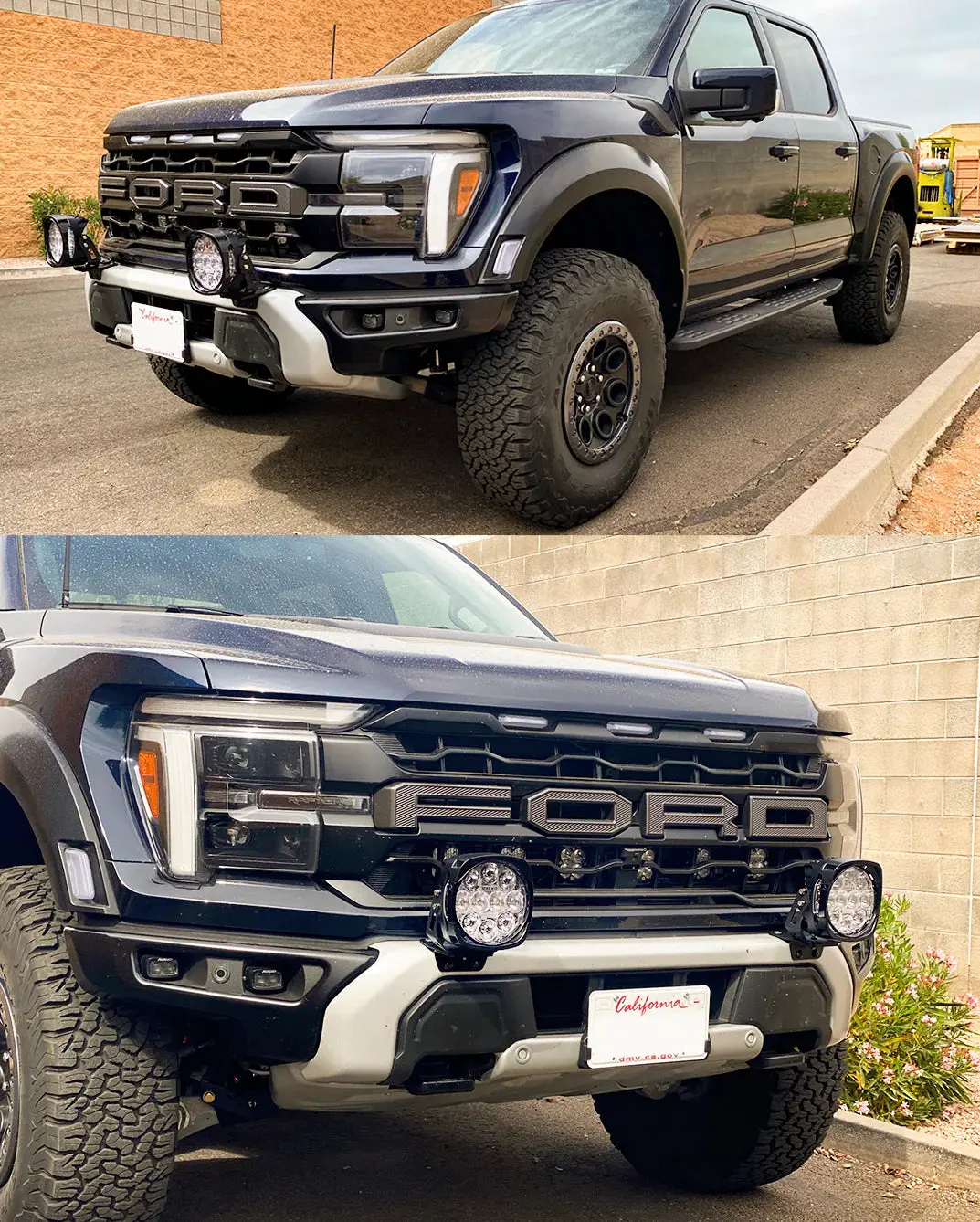 2024 And Up Gen 3.5 Raptor, Light Mount Brackets For Stock Bumper (Pair) 1
