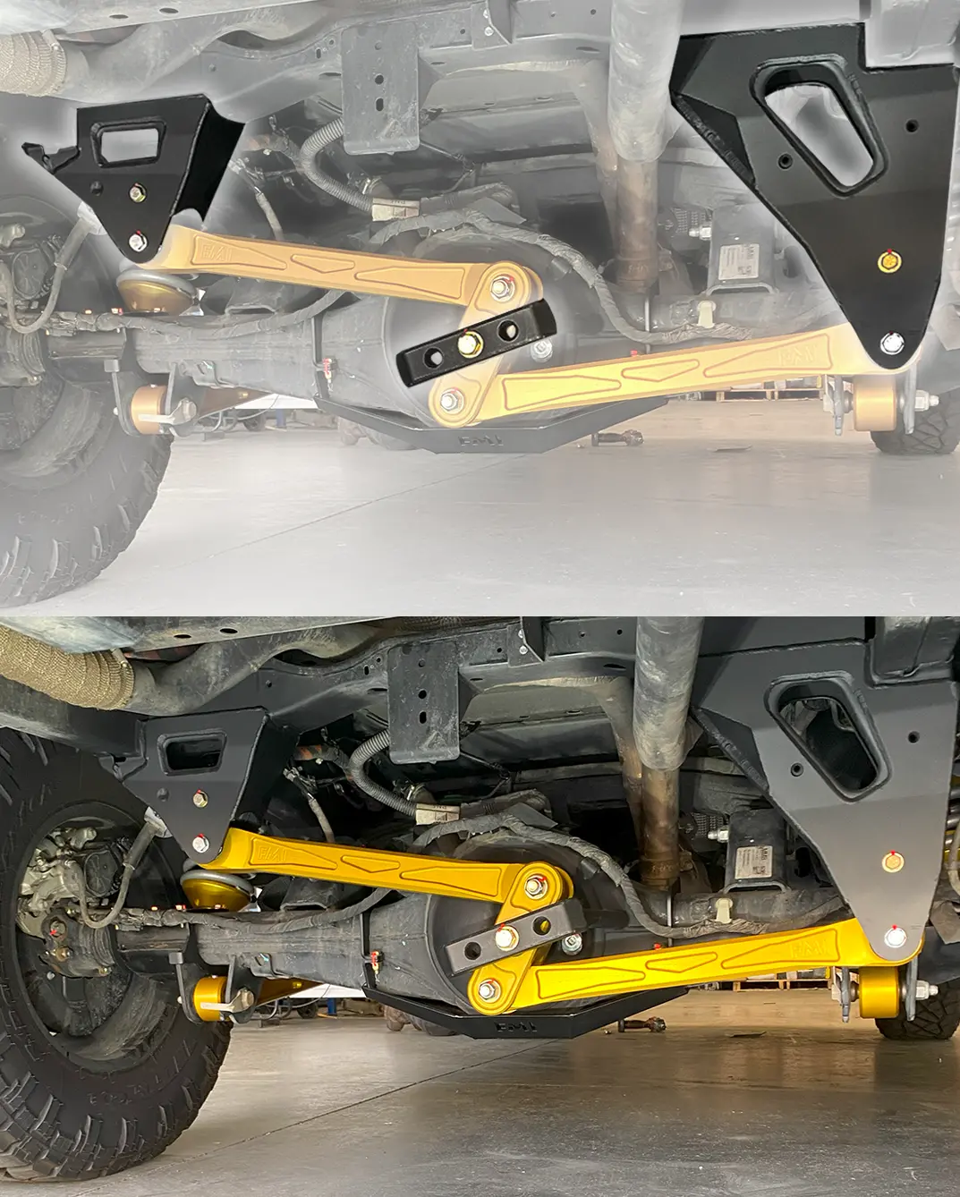 2024+ Ranger Raptor- Rear Suspension Ranger Watts Link Relocation Kit 1
