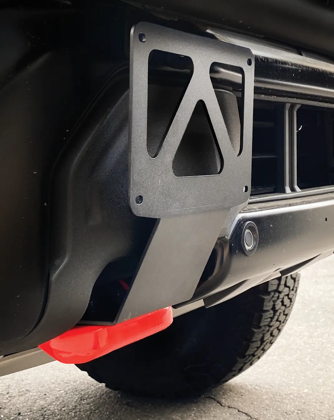 2024+ Gen 3.5 Raptor - Front Tow Hook License Plate Mount 1