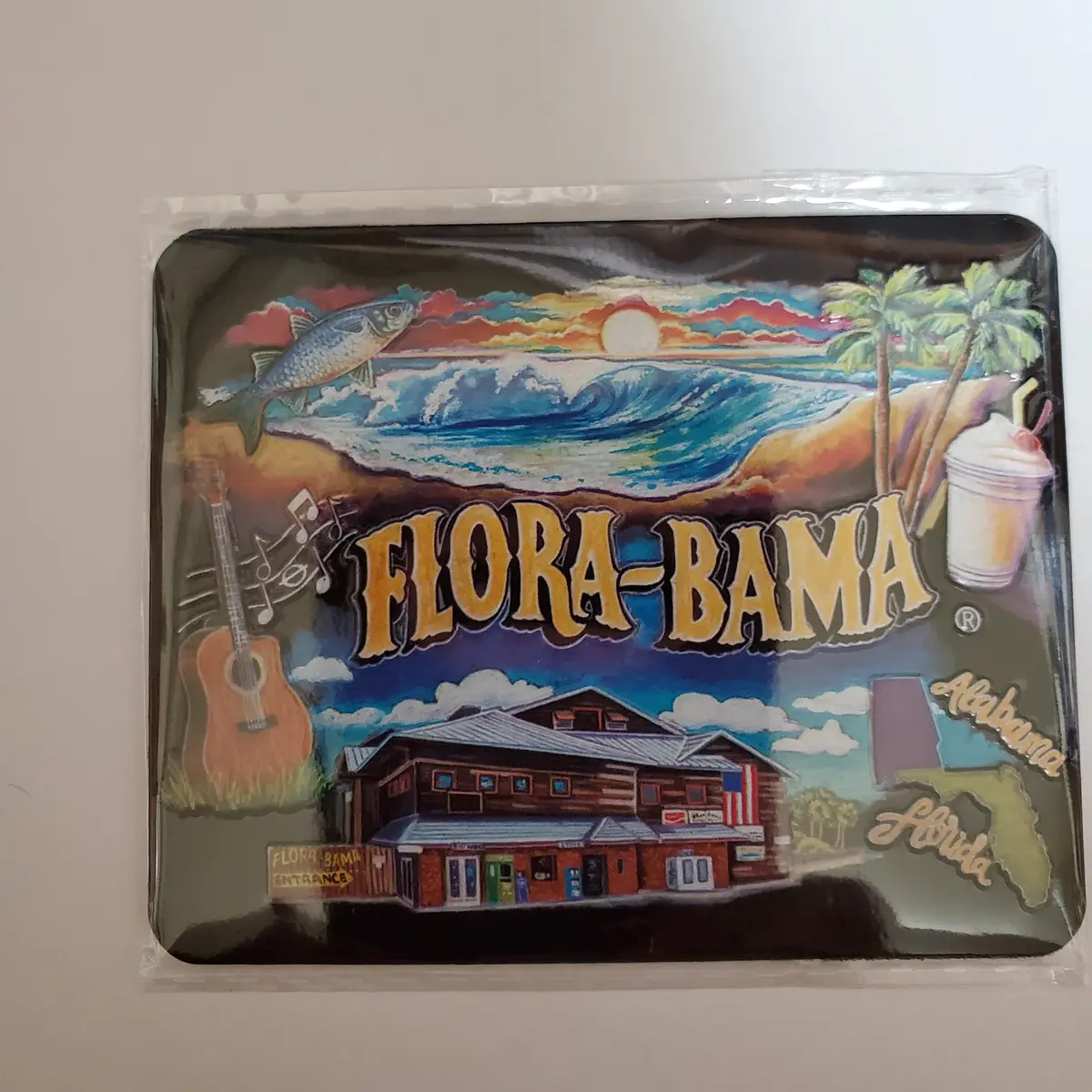 Flora-Bama Magnet Chalk Art 1