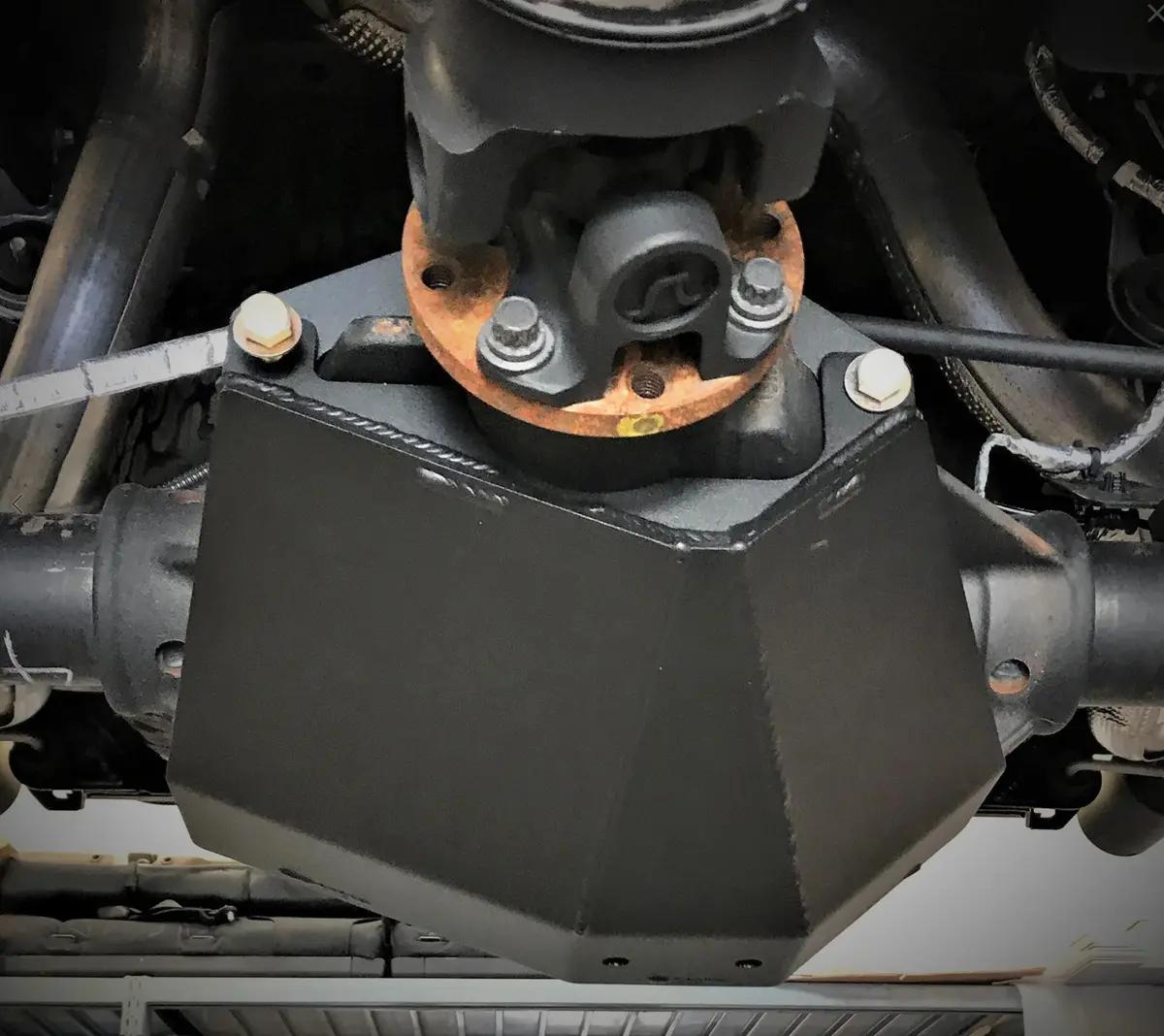 2025+ Ram Rho Rear Differential Skid Plate Kit 1