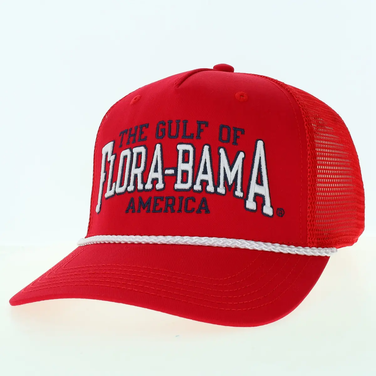 Flora-Bama Gulf Of America Red Rope Cap 1