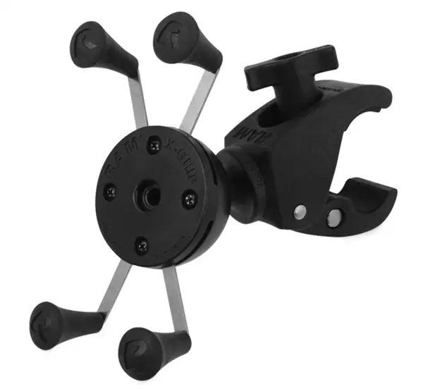 Ram Mounts Tough-Claw Mount With X-Grip Cradle; Tough Claw X-Grip Phablet (Max Width 4.5") 1