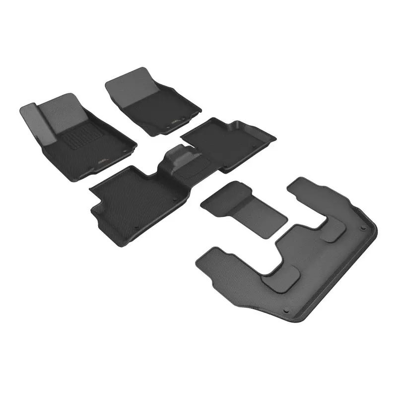3D Maxpider 22-24 Jeep Grand Cherokee (Wl) L 6-Seat Kagu Black R1 R2 R3 1