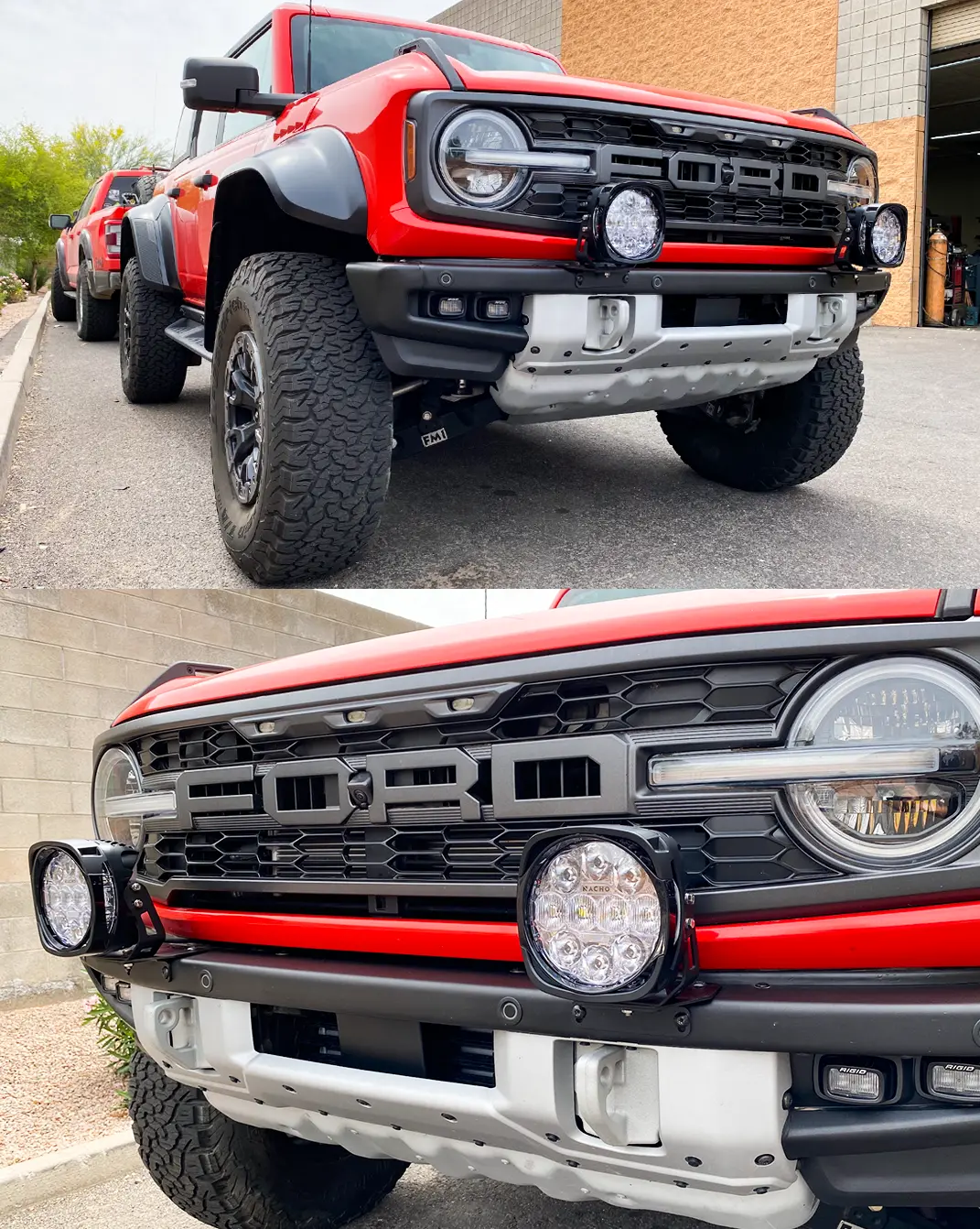 2021-2025 Bronco / Bronco Raptor Light Mount Brackets For Stock Modular Bumper - Pair 1