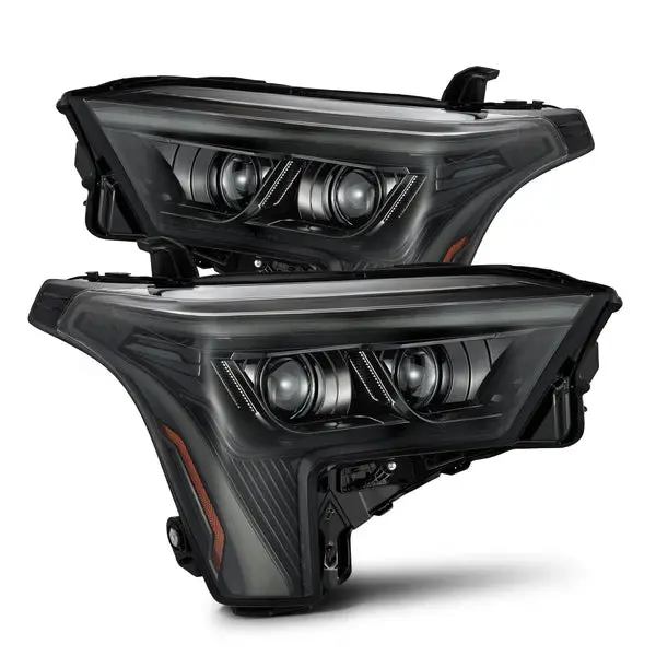 22-26 Toyota Tundra / 23-26 Sequoia Alpharex Luxx-Series Led Projector Headlights Alpha-Black 1