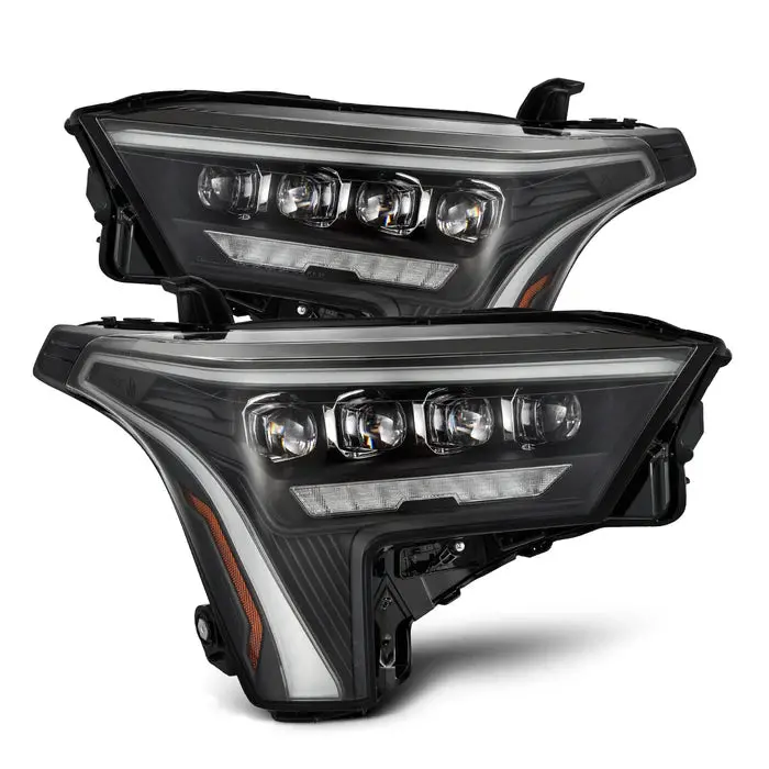 22-26 Toyota Tundra / 23-26 Sequoia Alpharex Nova-Series Led Projector Headlights Black 1