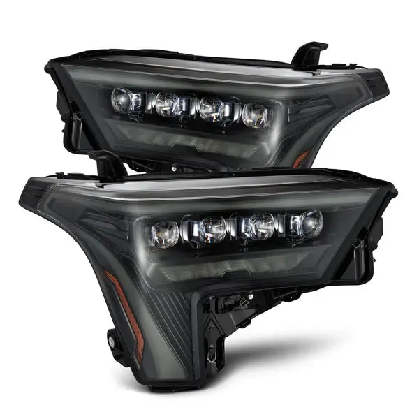 22-26 Toyota Tundra / 23-26 Sequoia Alpharex Nova-Series Led Projector Headlights Alpha-Black 1