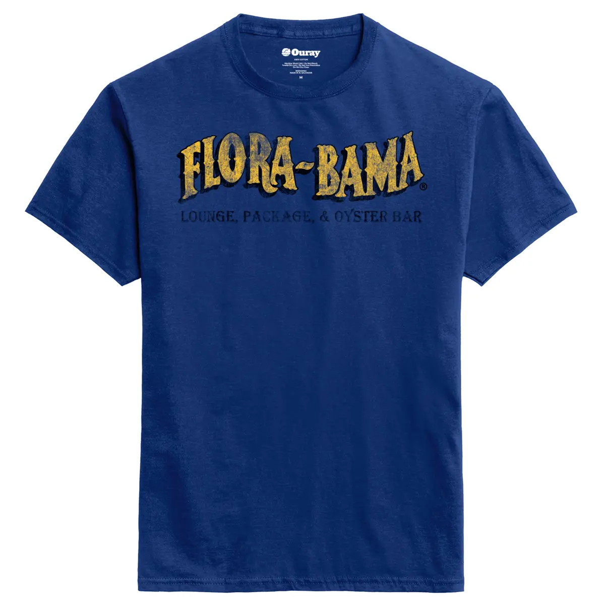Flora-Bama Vintage-Inspired Wavy Logo Design