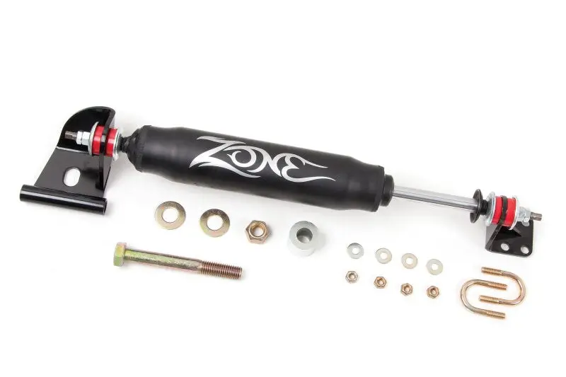 Zone Offroad 04-08 Ford F-150 Single Steering Stabilizer - Black 1