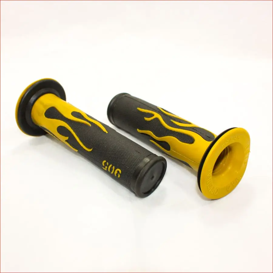 22Mm Flame Hand Grips Yellow 1