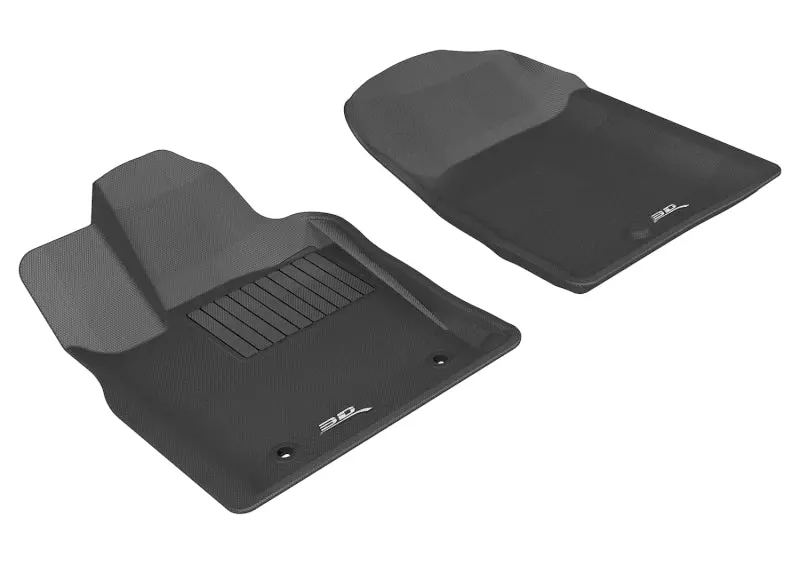 3D Maxpider 2011-2012 Dodge/Jeep Durango/Grand Cherokee Kagu 1St Row Floormat - Black 1