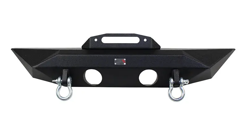 Fishbone Offroad 07-18 Jeep Wrangler Jk Rubicon Unlimited Steel Front Bumper - Blk Txtrd Powdercoat 1