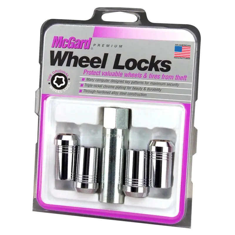 Mcgard Wheel Lock Nut Set - 4Pk. (Tuner / Cone Seat) M14x1.5 / 22Mm Hex / 1.648In. Length - Chrome 1