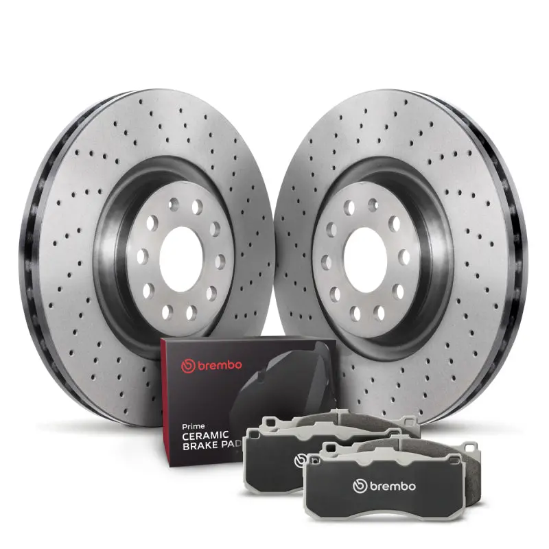 Brembo Oe 08-11 Lexus Lx570/13-19 Lx570/08-11 Toyota Land Cruiser Rear Disc Brake Kit 1