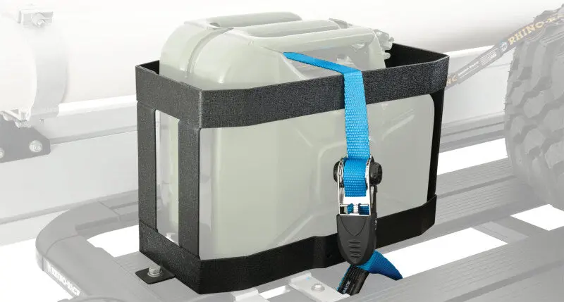 Rhino-Rack Vertical Jerry Can Holder (Pioneer/Alloy Tray) 1