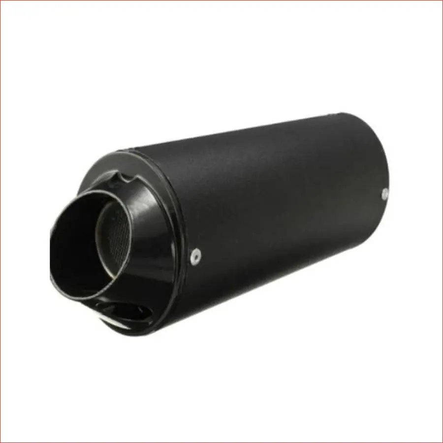 28Mm / 38Mm Matte Black Alloy Exhaust Muffler 1