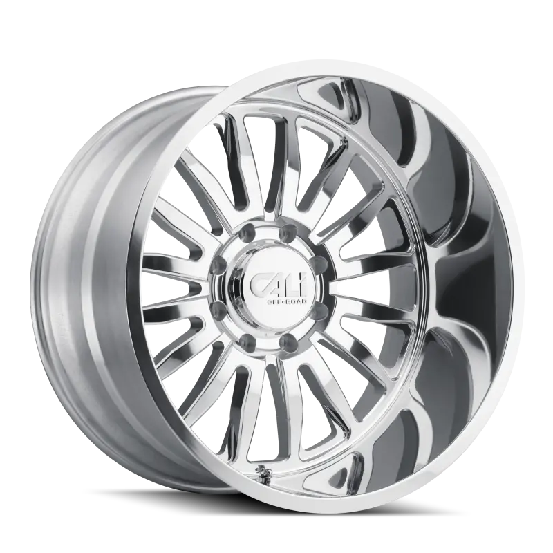 Cali Off-Road 9110 Summit 20X10 / 5X139.7 Bp / -25Mm Offset / 87.1Mm Hub Polished Wheel 1