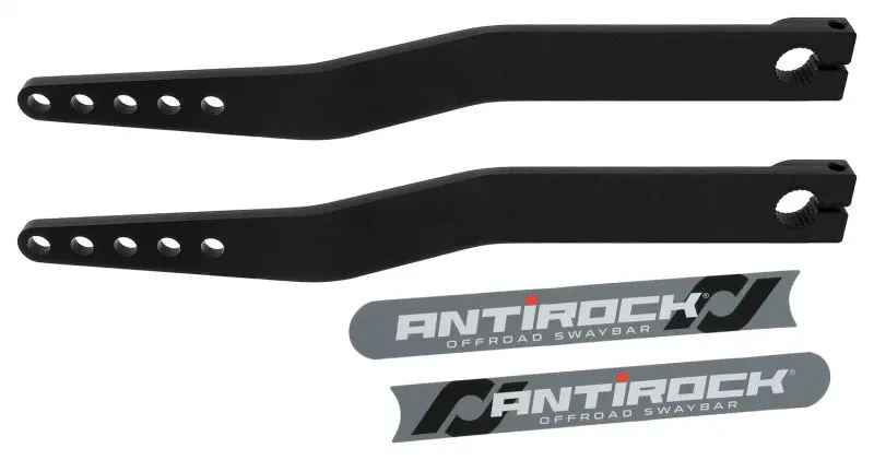 Rockjock Antirock Fabricated Steel Sway Bar Arms 19.25In Long 1.7In Offset Bend 5 Holes 1