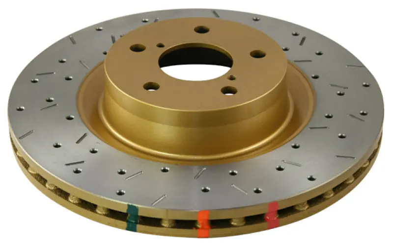 Dba 07-18 Jeep Wrangler (W/332Mm Front Rotor) Front 4000 Series Drilled & Slotted Rotor 1