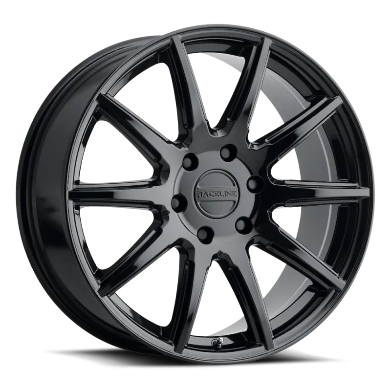 Raceline 159B Spike 22X9.5In / 6X139.7 Bp / 35Mm Offset / 106.1Mm Bore - Gloss Black Wheel 1