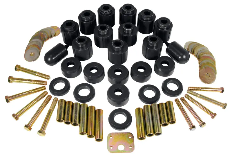 Prothane 97-01 Jeep Tj 1In Lift Body Mount Kit - Black 1