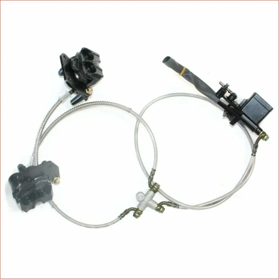 2Way Front Dual Hand Lever Hydraulic Twin Disc Brake Caliper System 250Cc 300Cc 1