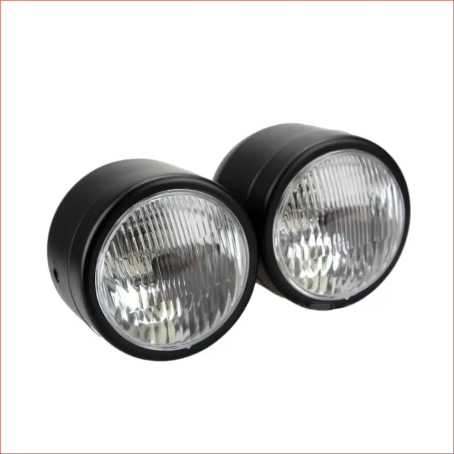 3.5" Dual Matte Black Head Light - 30/35 Watts 1