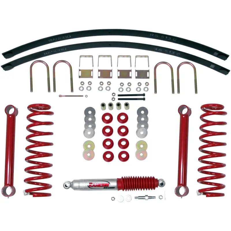 Rancho 07-17 Jeep Wrangler Fr And R Suspension System Component - Box One 1