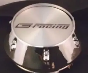 Gracing G Racing # C-090 Chrome Custom Wheel Center Cap (4 Caps) 2