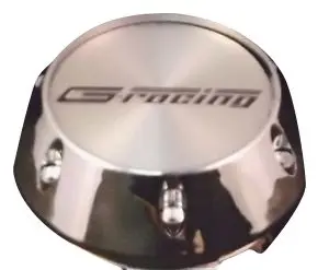 G Racing # C-090 Chrome Custom Wheel Center Cap (1 Cap) 1