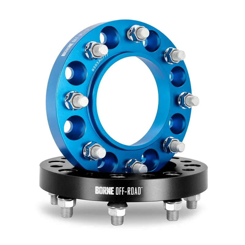 Borne Off-Road Wheel Spacers 8X165.1 121.3 45 M14 Blk 1