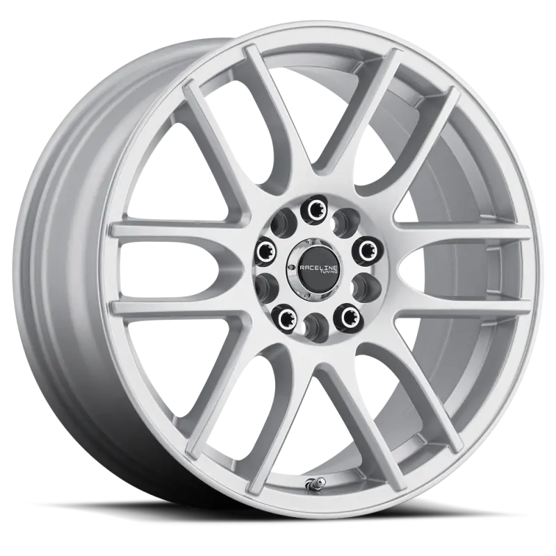 Raceline 141S Mystique 17X7.5In / 5X100/5X114.3 Bp / 40Mm Offset / 72.62Mm Bore - Gloss Silver Wheel 1