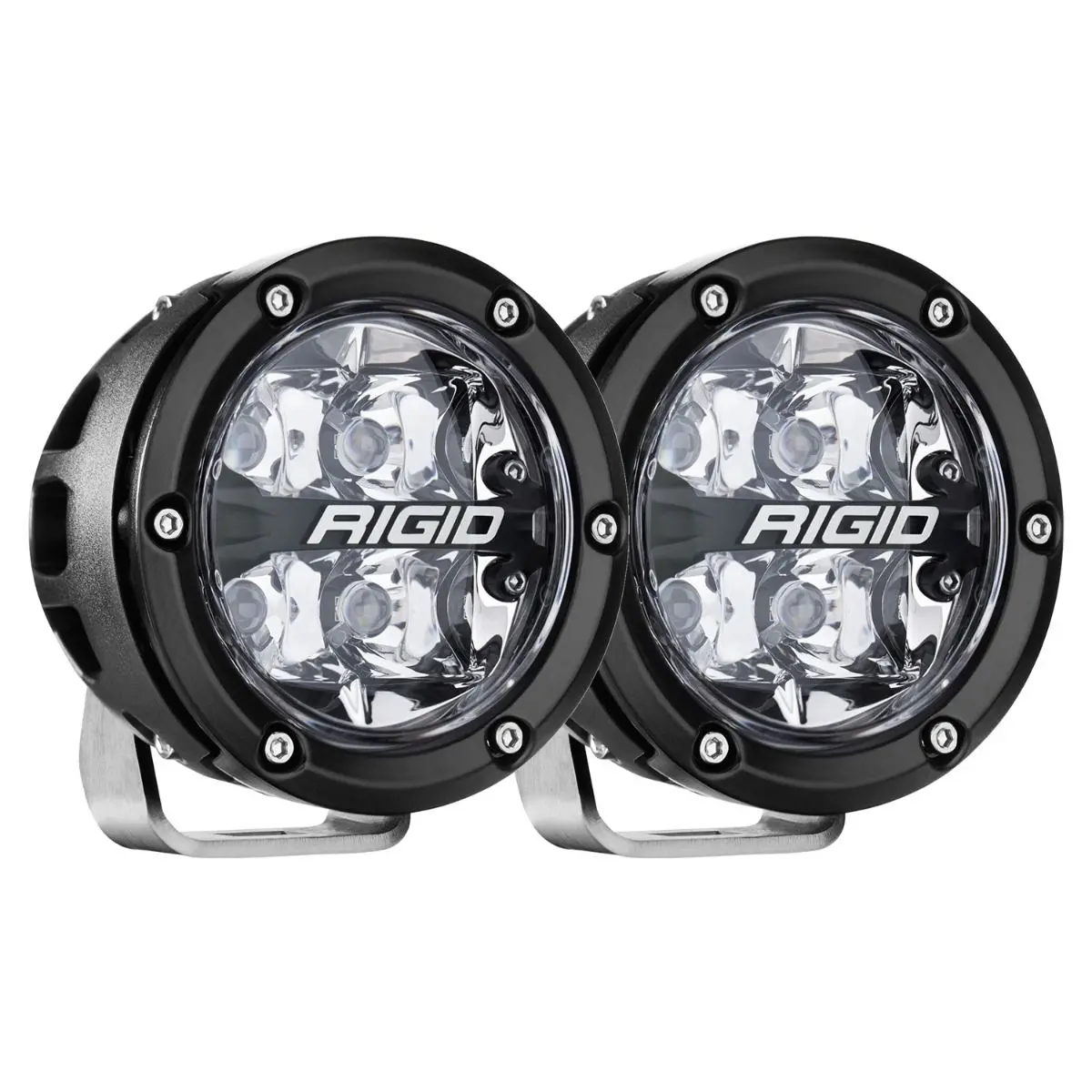 Rigid Industries - 360-Series Rgbw 4 Inch Spot Optic With Rgbw Backlight Pods - Pair 1