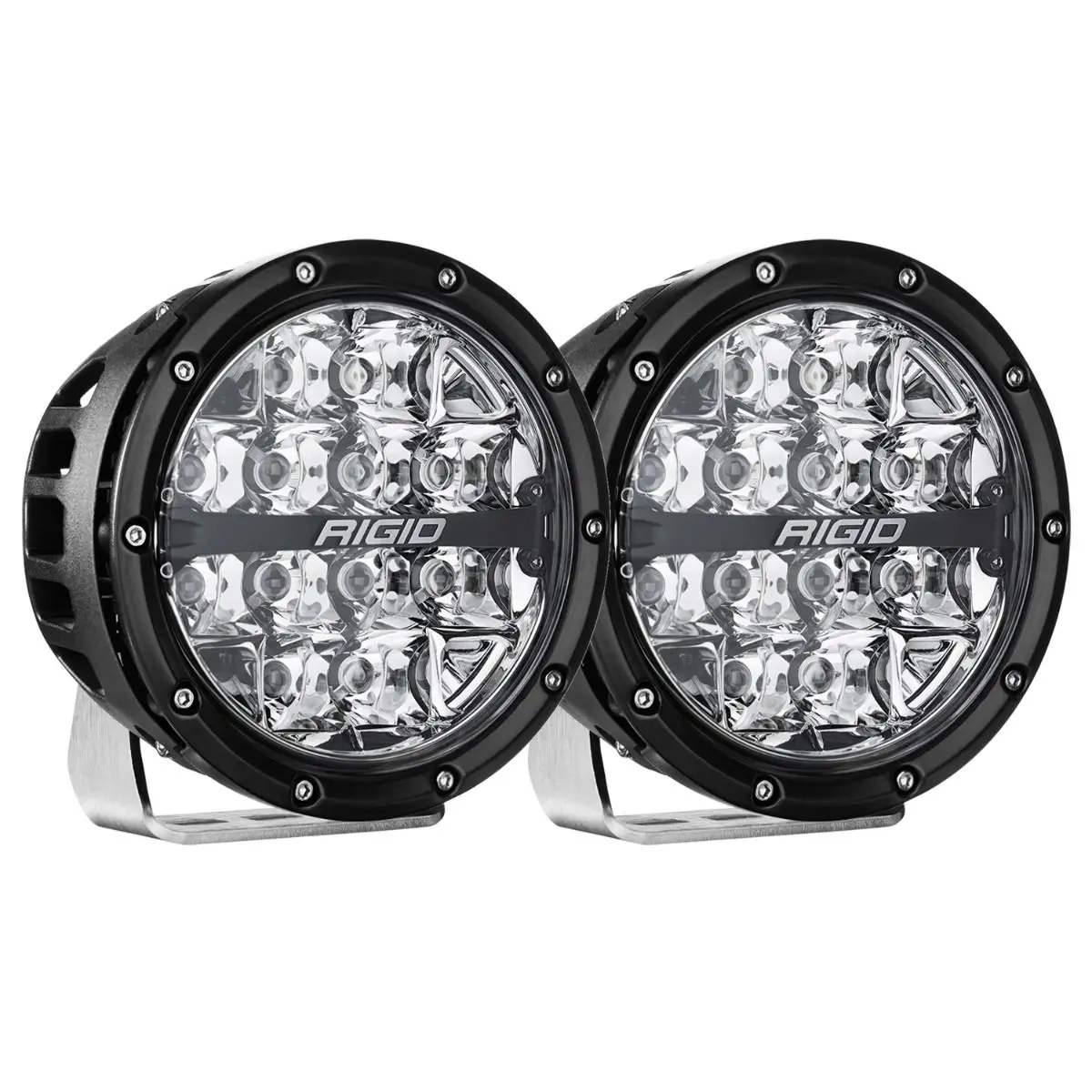 Rigid Industries - 360-Series Rgbw 6 Inch Spot Optic With Rgbw Backlight Pods - Pair 1
