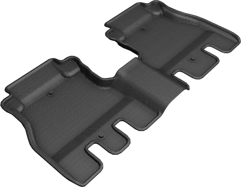 3D Maxpider 2018-2020 Jeep Wrangler Jl Unlimited Kagu 2Nd Row Floormats - Black 1