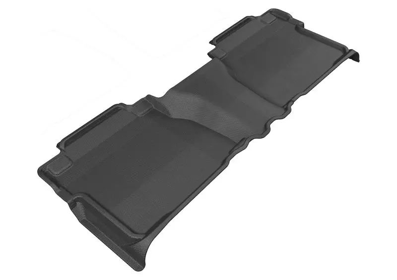 3D Maxpider 2007-2013 Toyota Tundra Double Cab Kagu 2Nd Row Floormats - Black 1