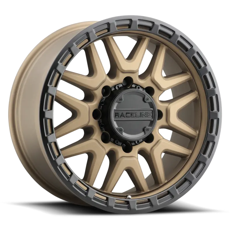 Raceline 953Bz Krank 18X9in / 8X165.1 Bp / 18Mm Offset / 125.2Mm Bore - Bronze Wheel 1