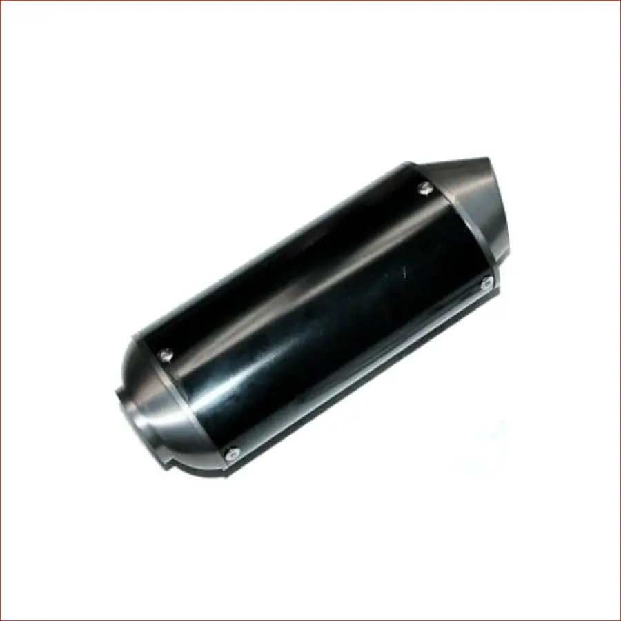 38Mm Gun Metal Cnc Alloy Exhaust Muffler 1